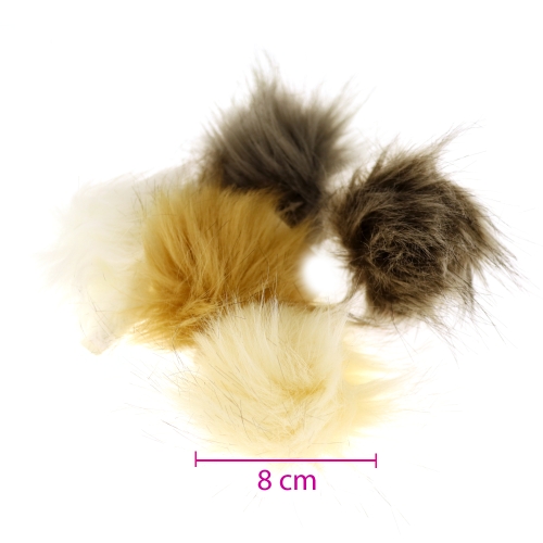 Kunstkarusnahast mütsitutt, Ø 8 cm, 416200.080