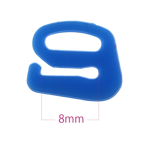 Muovinen bikini koukku, rintaliivikoukku nauhaan leveydella 8 mm