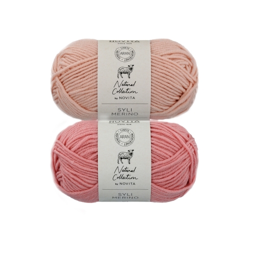 Täisvillane lõng Syli Merino, Aran, Novita
