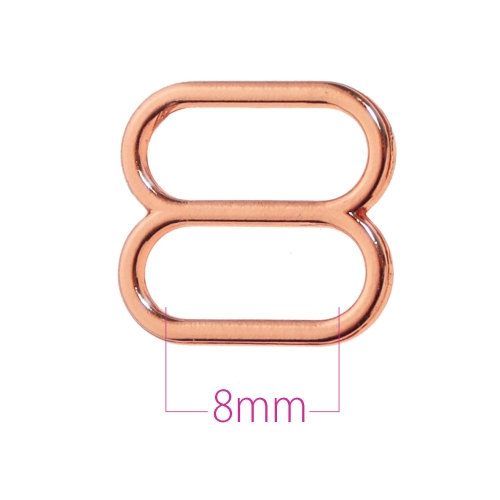 Rintaliivin metallista nauhakiristin nauhaan leveydella 8mm