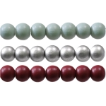 Värvitud puitpärlid, 12 mm, 50 g, Varanasi-India helmed