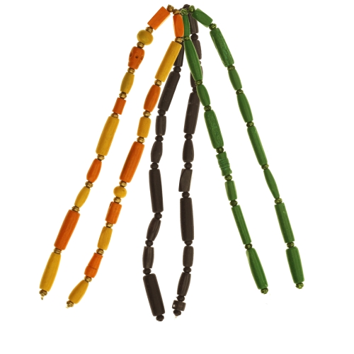 Puithelmeste valik riputuspakendis, 2 x 18 cm, Varanasi-India helmed