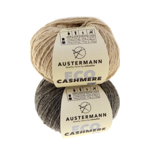 Kašmiirvillane lõng Eco Cashmere, Austermann, 25 g = 112 m