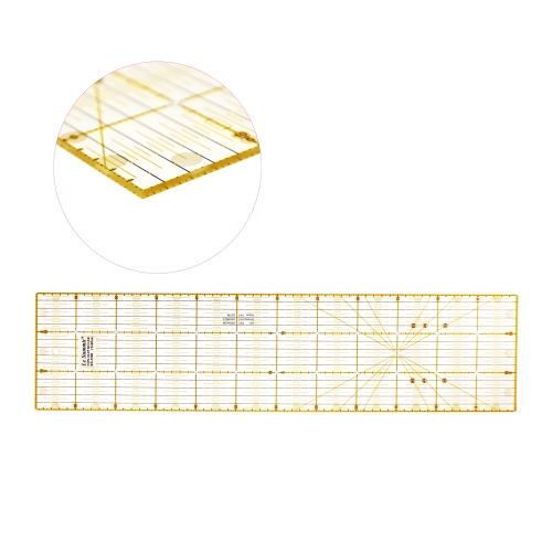 Läbipaistev joonlaud, 3 mm, 15 cm × 60 cm, Le Summit KS-1560