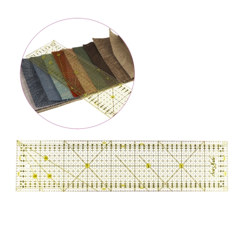 Joonlaud (SOODUS), Quilting Pachwork Ruler, 10cm x 45cm SewMate #M1045