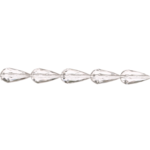 Hulknurkne piisakujuline kristall 20 x 10mm