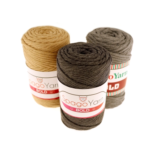 Puuvillasisaldusega nöörlõng Bold, Spagoyarn