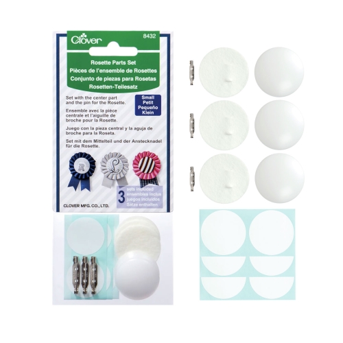 Rosetitoorikud 3tk, Rosette Parts Set Clover (Japan)