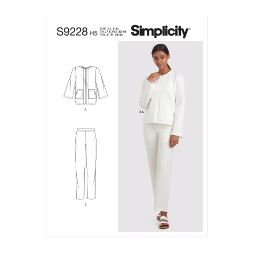 Simplicity lõikekomplekt S9228 MISSES' SPORTSWEAR, SS9228H5