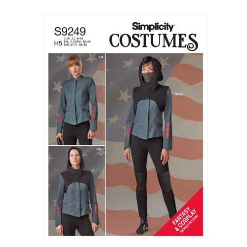 Simplicity lõikekomplekt S9249 MISSES' COSTUME, SS9249H5