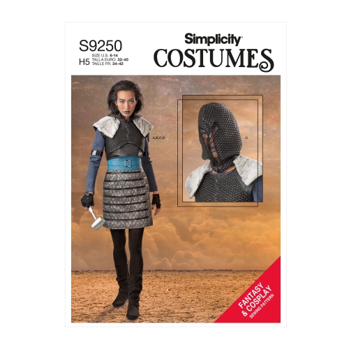 Simplicity lõikekomplekt S9250 MISSES' COSTUME