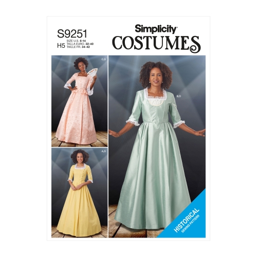 Simplicity lõikekomplekt S9251 MISSES' COSTUMES