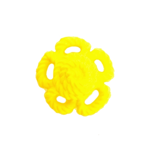 Punutud lillekujuline kannaga plastiknööp ø24 mm, suurus: 38L
