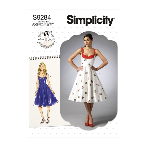 Simplicity lõikekomplekt S9284 MISSES' SWEETHEART DRESS