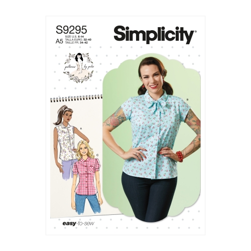 Simplicity lõikekomplekt S9295 MISSES' TOP