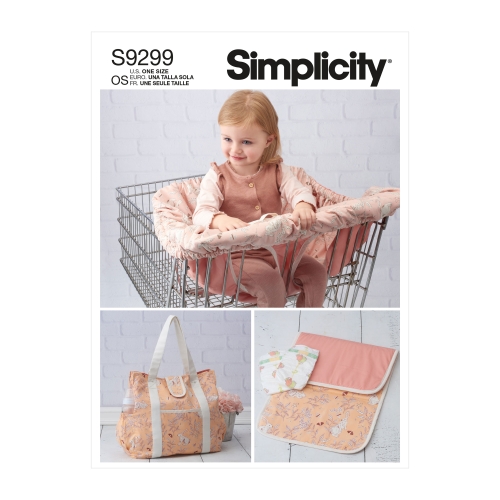 Simplicity lõikekomplekt S9299 Väikelapse tarvikud, kott, SS9299OS