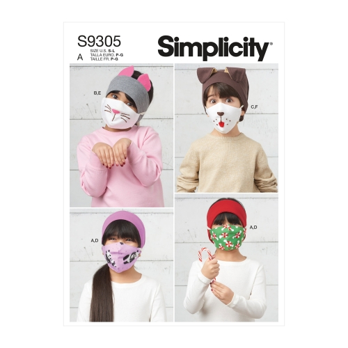 Simplicity lõikekomplekt S9305 CHILDREN'S ACCESSORIES, SS9305A, Suurused: A (S-M-L)