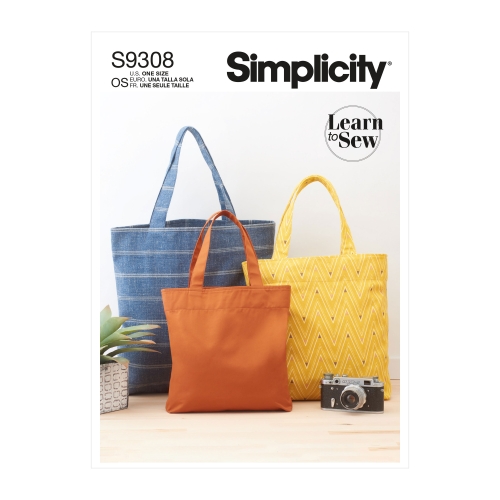 Simplicity lõikekomplekt S9308 Kotid kolmes mõõdus