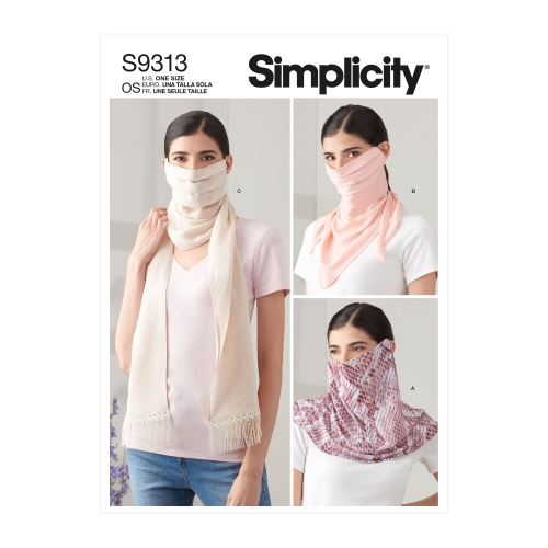 Simplicity lõikekomplekt S9313 Näomaskid