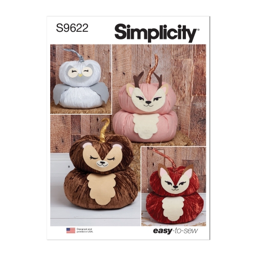 Simplicity lõikekomplekt S9622 Topistäidetud loomad