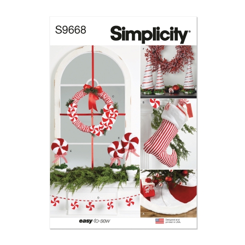 Simplicity lõikekomplekt S9668 Jõuludekoor
