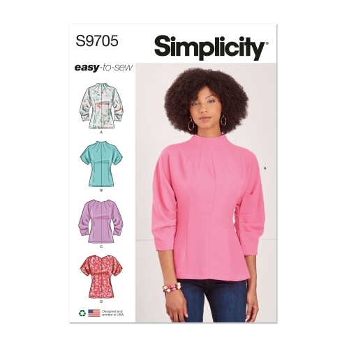 Simplicity lõikekomplekt S9705 MISSES' TOPS, SS9705