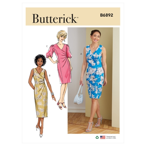 Lõikekomplekt BUTTERICK B6892 MISSES' DRESS