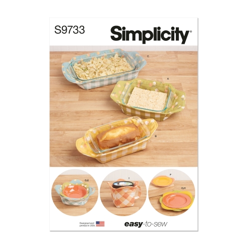 Simplicity lõikekomplekt S9733, Tekstiildekoori kööginõudele