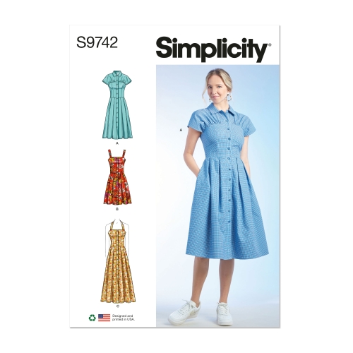 Simplicity lõikekomplekt S9742, Kleidid