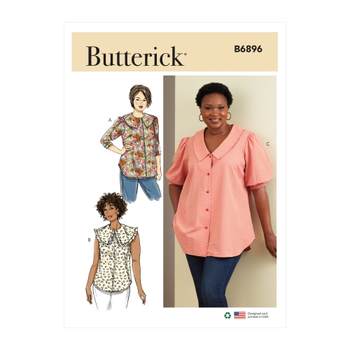 Ompelukaava BUTTERICK B6896 WOMEN'S TOP