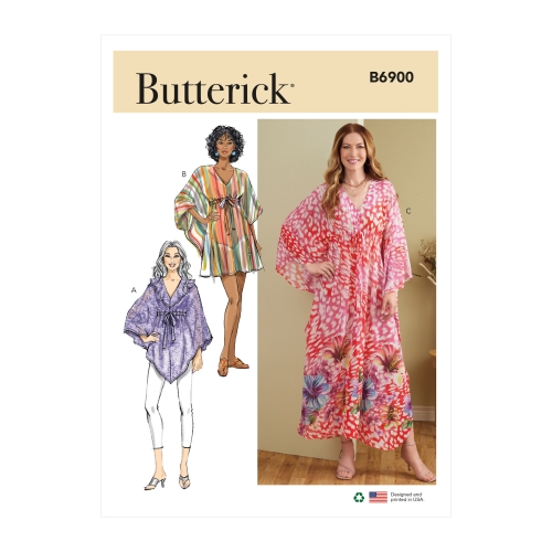 Lõikekomplekt BUTTERICK B6900 MISSES' CAFTAN