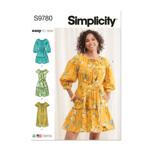 Simplicity lõikekomplekt S9780, Kleidid