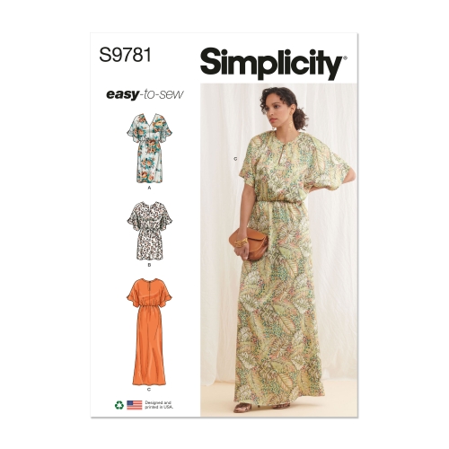 Simplicity lõikekomplekt S9781, Kleidid