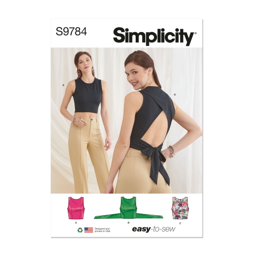 Simplicity lõikekomplekt S9784 MISSES' KNIT TOPS, SS9784A