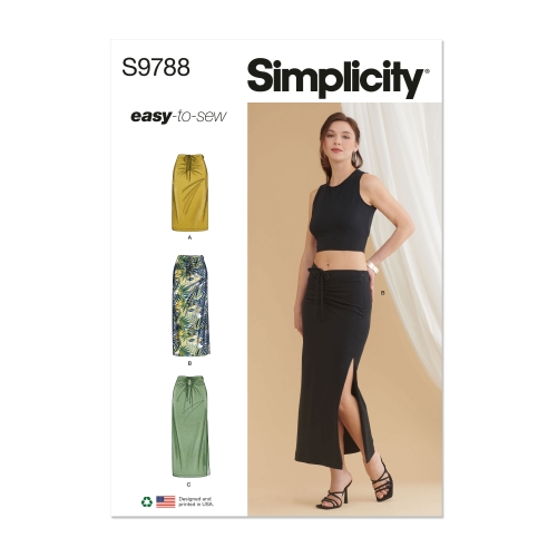 Simplicity lõikekomplekt S9788, Trikooseelikud kahes pikkuses