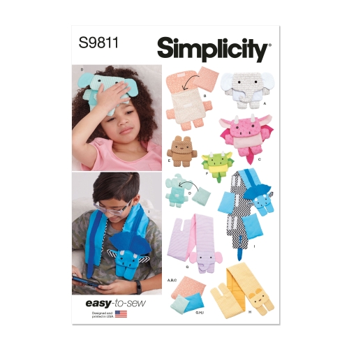 Simplicity lõikekomplekt S9811, Mähised külma või kuuma vastu lastele