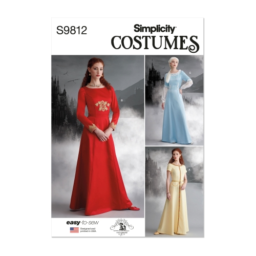 Simplicity lõikekomplekt S9812 MISSES' COSTUMES, SS9812