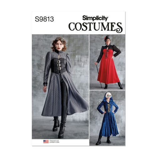 Simplicity lõikekomplekt S9813 MISSES' AND WOMEN'S COSTUMES, SS9813