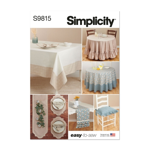 Simplicity lõikekomplekt S9815 TABLETOP DÉCOR, SS9815OS