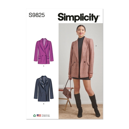 Simplicity lõikekomplekt S9825, Naiste jakid