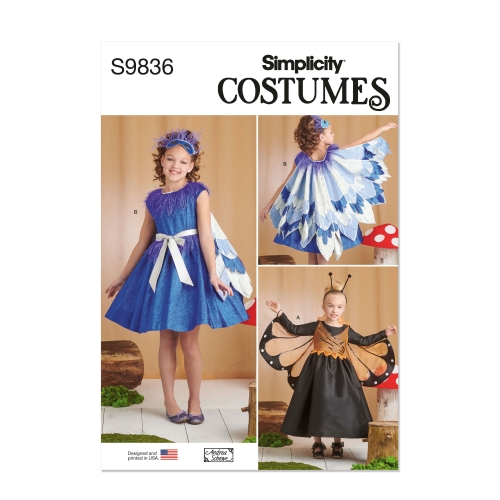 Simplicity lõikekomplekt S9836 CHILDREN'S AND GIRLS' COSTUMES, SS9836