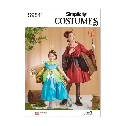 Simplicity lõikekomplekt S9841 CHILDREN'S AND GIRLS' COSTUMES, SS9841