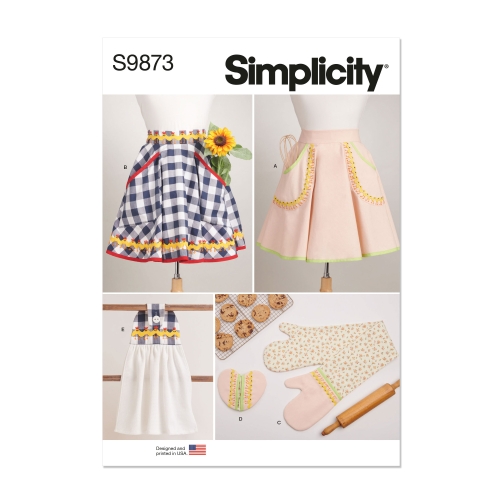 Simplicity lõikekomplekt S9873. Põll ja köögitarvikud