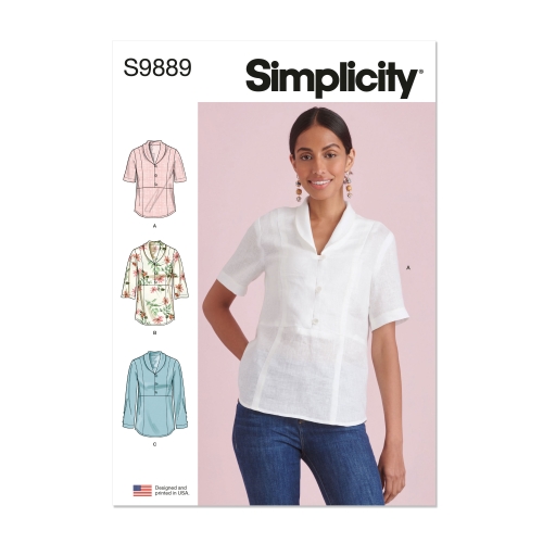 Simplicity lõikekomplekt S9889 MISSES' TOPS, SS9889