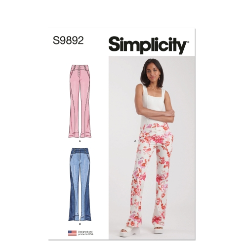 Simplicity lõikekomplekt S9892 MISSES' JEANS, SS9892