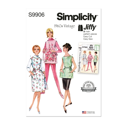Simplicity lõikekomplekt S9906, naiste põlled kahes pikkuses
