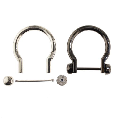 Screw Peg Bag Handle Loops, D-rings for belt width 20(-22) mm