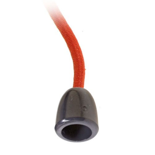 Plastmassist nööri otsik, ø12 x 13 mm, sobib nöörile ~ø4-5 mm