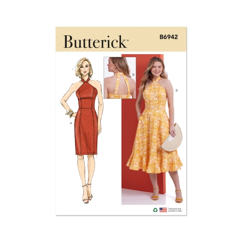 Lõikekomplekt BUTTERICK B6942 MISSES' DRESSES