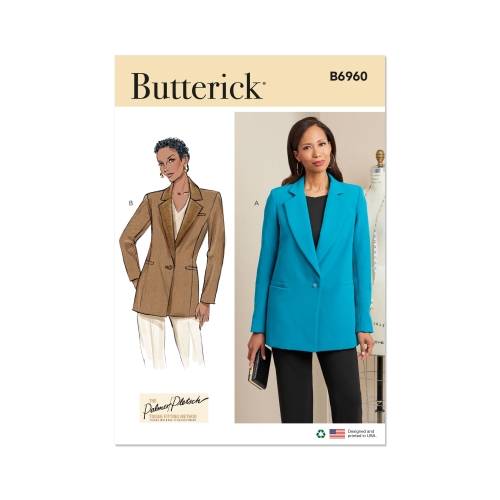 Lõikekomplekt BUTTERICK B6960 MISSES' JACKETS